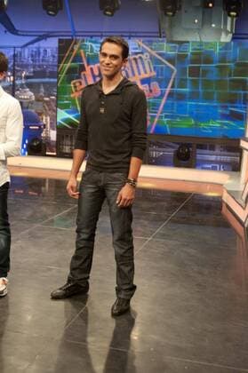 Cyclist Alberto Contador has visited El Hormiguero . CesarxLorenzo 