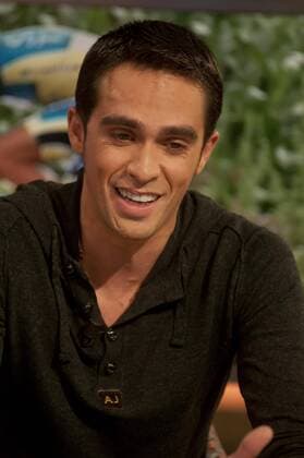 Cyclist Alberto Contador has visited El Hormiguero . CesarxLorenzo 