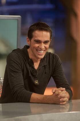 Cyclist Alberto Contador has visited El Hormiguero . CesarxLorenzo 