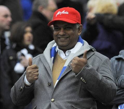 QPR Queens Park Rangers (QPR) owner Tony Fernandes - Barclays Premier League - Newcastle United vs QPR Queens Park Rangers (QPR) - St. James Park - Newcastle United - 22 12 12 - Picture Richard Lee Sportimage EDITORIAL USE ONLY. No use with unauthorised audio, video, data, fixture lists, club league logos or live services. Online in-match use limited to 120 images, no video emulation. No use in betting, games or single club league player publications.
