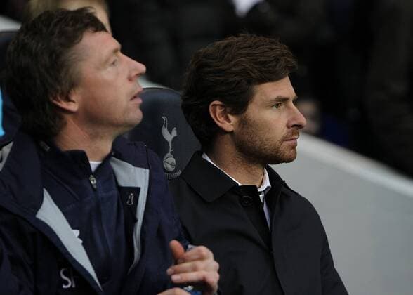 22.12.2012. London, England. Tottenham manager Andre Villas Boas and assistant Stefan Freund before the Barclays Premier League match between Tottenham Hotspur and Stoke City from White Hart Lane xIanxBinesx  ActionPlus11359047