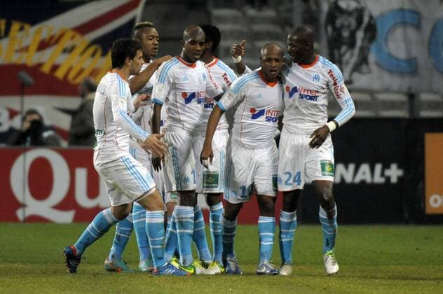 Andre Ayew (OM) FOOTBALL: Olympique Marseille (OM) - AS Saint Etienne (ASSE). Ligue 1 - 23 12 2012 xFranckxPennantx 