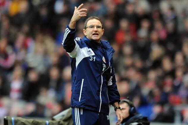 Football - 2012 2013 Premier League - Sunderland vs. Tottenham Hotspur Martin O Neill (Sunderland manager) at the Stadium of Light 