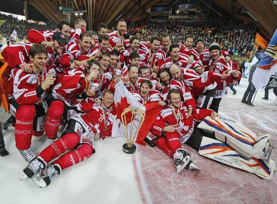 EISHOCKEY - SPENGLER CUP DAVOS - FINALE - 31.12.2012, TEAM CANADA vs. HC DAVOS (SUI), SIEGER TEAM CANADA, -