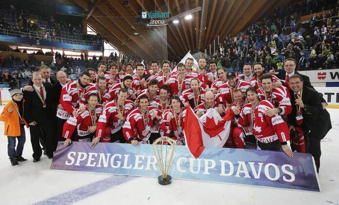 EISHOCKEY - SPENGLER CUP DAVOS - FINALE - 31.12.2012, TEAM CANADA vs. HC DAVOS (SUI), SIEGER TEAM CANADA, -