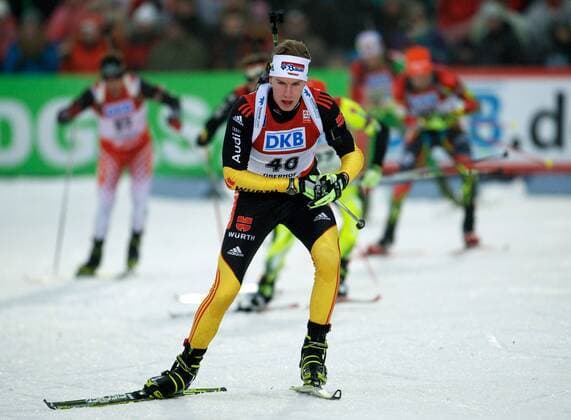 Biathlon IBU Weltcup Oberhof 06.01.2013 Herren 12,5 km Verfolgung KUEHN Johannes GER Foto camera 4