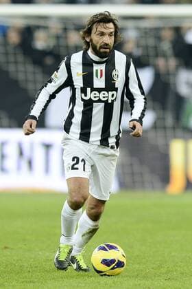 Turin 06 01 2013 - campionato di calcio serie A Juventus Turin vs Sampdoria Genua: Andrea Pirlo 