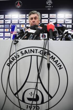Carlo Ancelotti - entraineur du PSG FOOTBALL : conference de presse de Carlo Ancelotti - PSG - 10 01 2013 JBAutissier Panoramic 