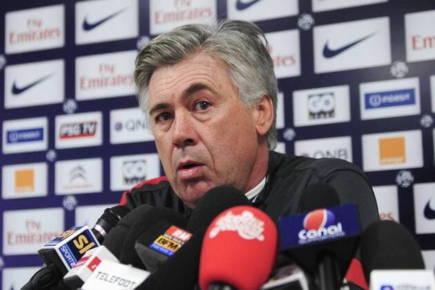 Carlo Ancelotti - entraineur du PSG FOOTBALL : conference de presse de Carlo Ancelotti - PSG - 10 01 2013 JBAutissier Panoramic 
