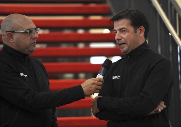 John Lelangue ( Directeur sportif BMC ) CYCLISME : BMC Switzerland - Presentation - Nazareth - - 13 01 2013 PhotoXnews 