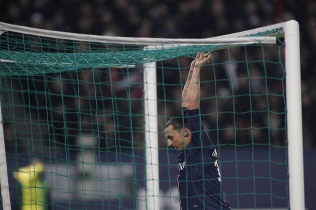 (PSG) vs (Ajaccio) - Zlatan Ibrahimovic FOOTBALL : PSG vs Ajaccio - L1 - 11 01 2013 MichaelBaucher Panoramic 
