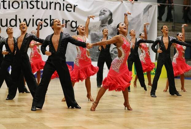 12.01.2013 Tanzen, Latein Bundesliga in Ludwigsburg (Rundsporthalle) mit 1. TC Ludwigsburg