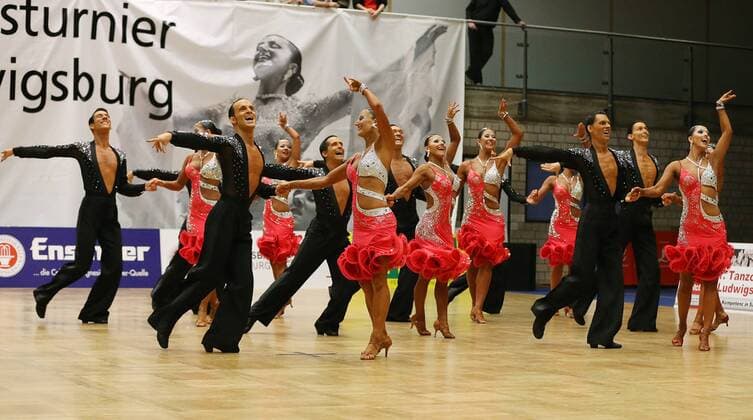 12.01.2013 Tanzen, Latein Bundesliga in Ludwigsburg (Rundsporthalle) mit 1. TC Ludwigsburg