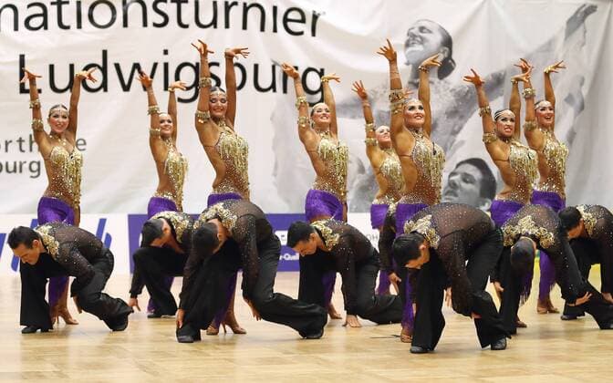 12.01.2013 Tanzen, Latein Bundesliga in Ludwigsburg (Rundsporthalle) mit FG TSZ Aachen TD TSC Düsseldorf Rot-Weiß A
