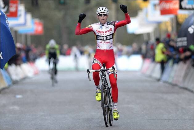 Klaas Vantornout of Sunweb Napoleon Games team CYCLISME : Championnat de belgique de Cyclo Cross Hommes - Nommay - 13 01 2013 PhotoNews Panoramlc 