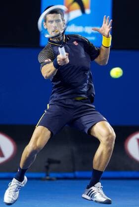 TENNIS - ATP, Australian Open 2012 MELBOURNE,AUSTRALIEN,16.JAN.13 - TENNIS - ATP Tennis Herren World Tour, Grand Slam, Australian Open. Bild zeigt Novak Djokovic (SRB). 