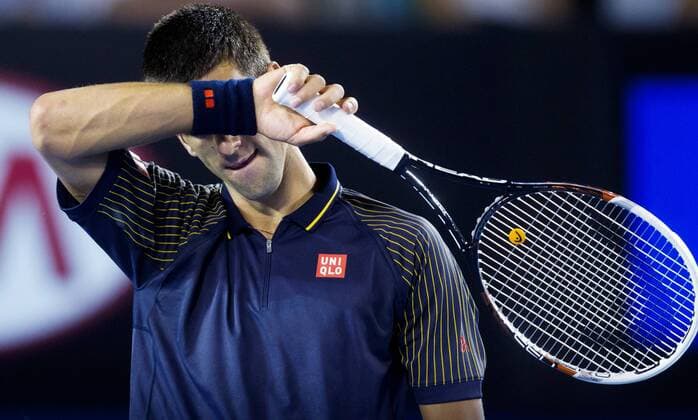 TENNIS - ATP, Australian Open 2012 MELBOURNE,AUSTRALIEN,16.JAN.13 - TENNIS - ATP Tennis Herren World Tour, Grand Slam, Australian Open. Bild zeigt Novak Djokovic (SRB). 