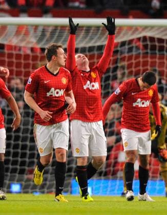 Wayne Rooney of Manchester United - FA Cup 3rd Round replay - Manchester United ManU vs West Ham United - Old Trafford Stadium - Manchester - 16 01 13 - EDITORIAL USE ONLY. No use with unauthorised audio, video, data, fixture lists, club league logos or live services. Online in-match use limited to 120 images, no video emulation. No use in betting, games or single club league player publications.