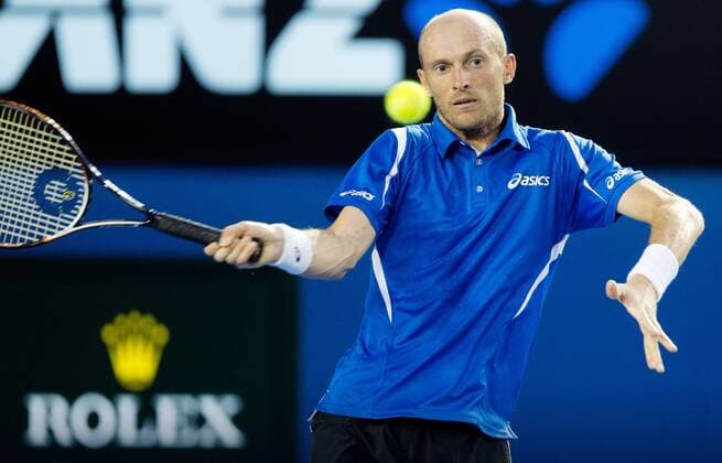 TENNIS - ATP, Australian Open 2012 MELBOURNE,AUSTRALIEN,17.JAN.13 - TENNIS - ATP Tennis Herren World Tour, Grand Slam, Australian Open. Bild zeigt Nikolay Davydenko (RUS). 