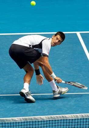 TENNIS - ATP, Australian Open 2012 MELBOURNE,AUSTRALIEN,18.JAN.13 - TENNIS - ATP Tennis Herren World Tour, Grand Slam, Australian Open. Bild zeigt Novak Djokovic (SRB). 