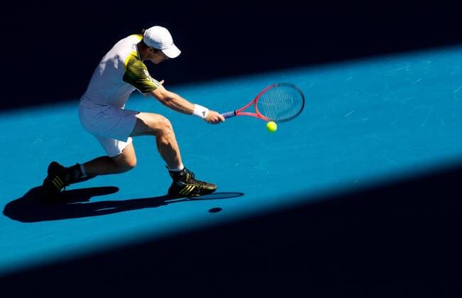 TENNIS - ATP, Australian Open 2012 MELBOURNE,AUSTRALIEN,19.JAN.13 - TENNIS - ATP Tennis Herren World Tour, Grand Slam, Australian Open. Bild zeigt Andy Murray (GBR). 