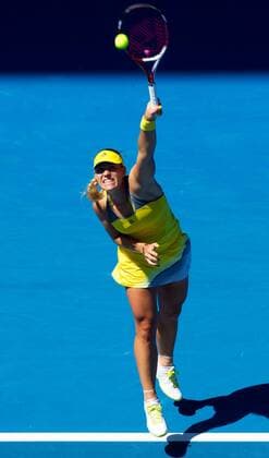 TENNIS - WTA, Australian Open 2013 MELBOURNE,AUSTRALIEN,20.JAN.13 - TENNIS - WTA Tennis Damen Tour, Grand Slam, Australian Open. Bild zeigt Angelique Kerber (GER). 