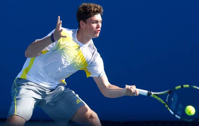TENNIS - ATP, Australian Open 2012 MELBOURNE,AUSTRALIEN,20.JAN.13 - TENNIS - ATP Tennis Herren World Tour, Grand Slam, Australian Open, Junioren. Bild zeigt Maximilian Marterer (GER). 