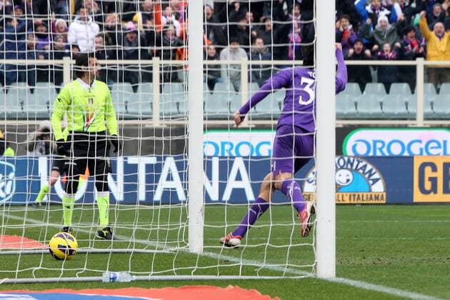 Facundo Roncaglia Fiorentina.Goal - Serie A 2012 13. AC Florenz (ACF Fiorentina) v SSC Neapel PaoloxNucci