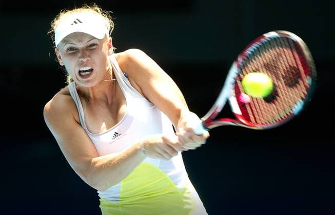TENNIS - WTA, Australian Open 2012 MELBOURNE,AUSTRALIEN,21.JAN.13 - TENNIS - WTA Tennis Damen Tour, Grand Slam, Australian Open. Bild zeigt Caroline Wozniacki (DEN). 
