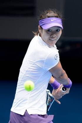 Jan. 22, 2013 - Melbourne, Victoria, Australia - January 22, 2013: Li Na (CHN) in action in a quarterfinals match on day nine of the 2013 Australian Open grand slam tennis tournament at Melbourne Park in Melbourne, Australia. Sydney Low Cal Media Tennis 2013: Australian Open JAN 22 - ZUMAc04