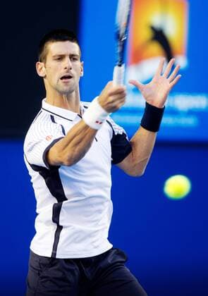 TENNIS - ATP, Australian Open 2013 MELBOURNE,AUSTRALIEN,22.JAN.13 - TENNIS - ATP Tennis Herren Tour, Grand Slam, Australian Open. Bild zeigt Novak Djokovic (SRB). 