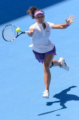 Jan. 24, 2013 - Melbourne, Victoria, Australia - January 24, 2013: Li Na (CHN) in action on day eleven of the 2013 Australian Open grand slam tennis tournament at Melbourne Park in Melbourne, Australia. Media Tennis 2013: Australian Open JAN 24 - ZUMAc04
