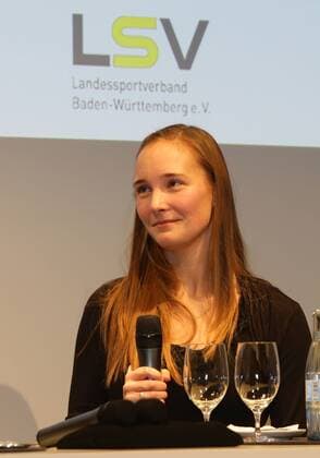 Stuttgart, GER, Verleihung Trainerpreis Baden-Württemberg 2012 , Kristina Engelhardt ( Nachwuchstrainerin des Jahres TSV Hemsbach Stepptanz )