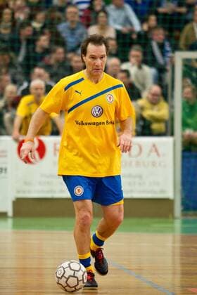 Wolfgang Grobe (Eintracht Braunschweig) - 13. Hallenfußball Turnier um den Kroschke-Cup 2013 in der Hermann-Gieseler-Halle in Magdeburg - Freisteller, Aktion, 18.01.2013, Deutschland, Fußball, Mann, Männer