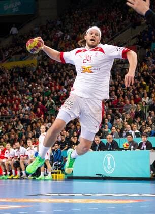 27.01.2013, Palau Sant Jordi, Barcelona, ESP, IHF, Handball Weltmeisterschaft der Herren, Finale, Spanien vs Dänemark, im Bild Mikkel Hansen (DEN)
