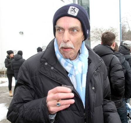 Präsident Dieter Schneider (1860) Fussball Testspiel 24.01.2013 TSV 1860 München - VfR Aalen