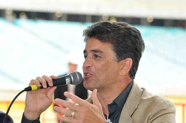 Bebeto Besichtigung der Arena Fonte Nova in Salvador. Spielort der WM 2014 in Brasilien. Salvador BA, Brasil 29 01 2013. x(2113)xMauroxAkinxNassorx xFotoax  (14005)