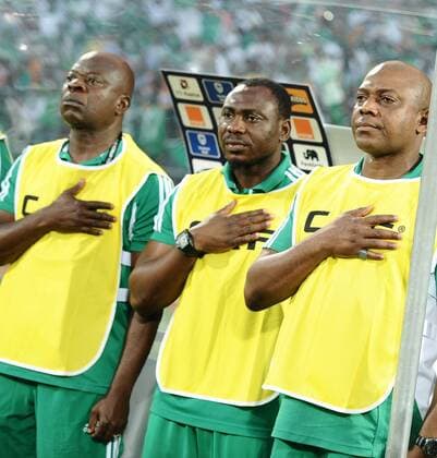 2013 Orange AFCON: Ethiopia v Nigeria RUSTENBURG, SOUTH AFRICA - JANUARY 29,Head coach Stephen Keshi of Nigeria during the 2013 African Cup of Nations match between Ethiopia and Nigeria at Royal Bafokeng Stadium on January 29, 2013 in Rustenburg, South Africa Gallo0935207