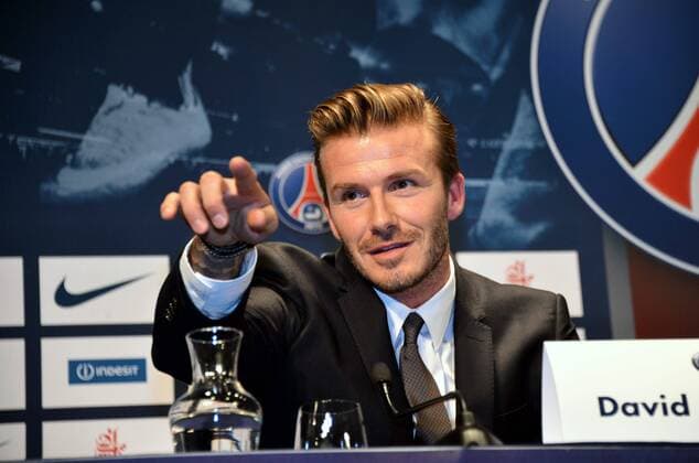 David Beckham - Neuzugang bei FC Paris St. Germain - 31 01 2013 AnthonyBIBARD FEP Panoramic 