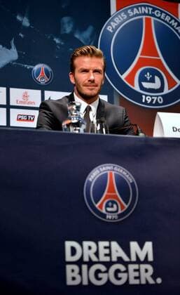 David Beckham - Neuzugang bei FC Paris St. Germain - 31 01 2013 AnthonyBIBARD FEP Panoramic 