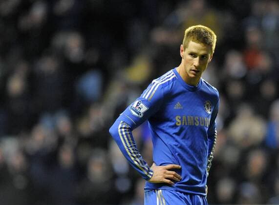 A dejected Fernando Torres of Chelsea - Barclays Premier League - Newcastle Utd vs Chelsea - St. James Park - Newcastle - 02 02 13 - Picture Richard Lee Sportimage EDITORIAL USE ONLY. No use with unauthorised audio, video, data, fixture lists, club league logos or live services. Online in-match use limited to 120 images, no video emulation. No use in betting, games or single club league player publications.