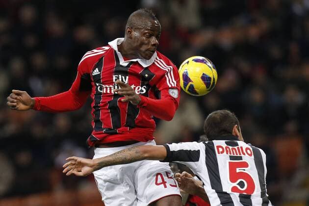 Mario Balotelli Milan, Milano 3 2 2013 .Stadio S.Siro . Football Calcio 2012 2013 Serie A. AC Milan - Udinese Calcio. MarcoxBertorello