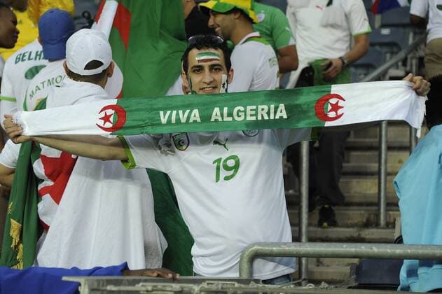 Algeria Fans during the International Friendly match - Orlando Stadium on January 12, 2013 in Soweto - Gallo1015501