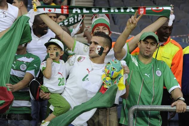 Algeria Fans during the International Friendly match - Orlando Stadium on January 12, 2013 in Soweto - Gallo1015508
