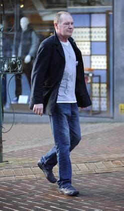 Former Footballer Paul Gascoigne in Bournemouth, Dorset, UK, February 4, 2013. Photo by i-Images. i-Images  SLK