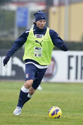 Riccardo Montolivo .05 02 2013 Coverciano. Training Fussball-Nationammannschaft Italien. . alfredoxfalcone