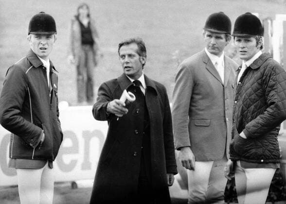 L-R - Heinrich Wilhelm Johannsmann, Alwin Schockemöhle, Sönke Sönksen und Gerd Wiltfang (alle BR Deutschland)