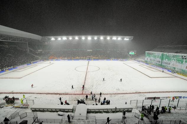 Stade Geoffroy Guichard FOOTBALL : AS Saint Etienne - Ligue 1 - 09 02 2013 FredericChambert Panoramic 