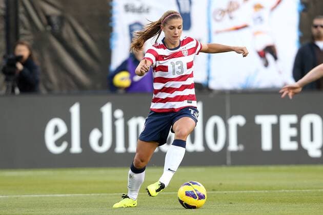 09 February 2012: Alex Morgan (USA). The United States Women s National Team played the Scotland Women s National Team at EverBank Field in Jacksonville, Florida in a women s international friendly soccer match. The U.S. won the game 4-1. SOCCER: FEB 09 Women s - Scotland v USA Icon19281 EDITORIAL USE ONLY