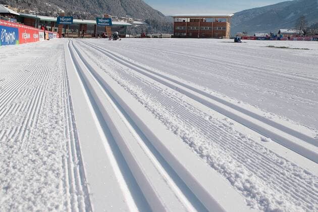 13.02.2013, Langlaufzentrum Lago di Tesero, Val di Fiemme, ITA, FIS Weltmeisterschaften Ski Nordisch, im Bild Uebersicht des Langlaufzentrums Lago di Tesero